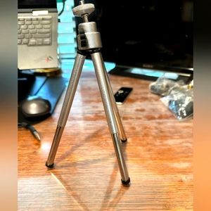 New open box computer camera tripod